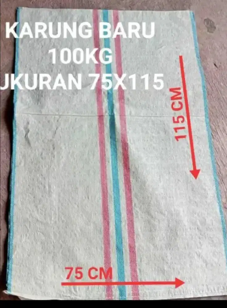 Karung Goni Paket Uk 75 Baru 100 Kg