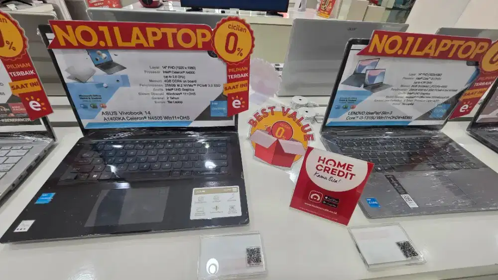 LAPTOP LENOVO IDEAPAD SLIM 3 CORE i3 CICILAN 500RIBUAN