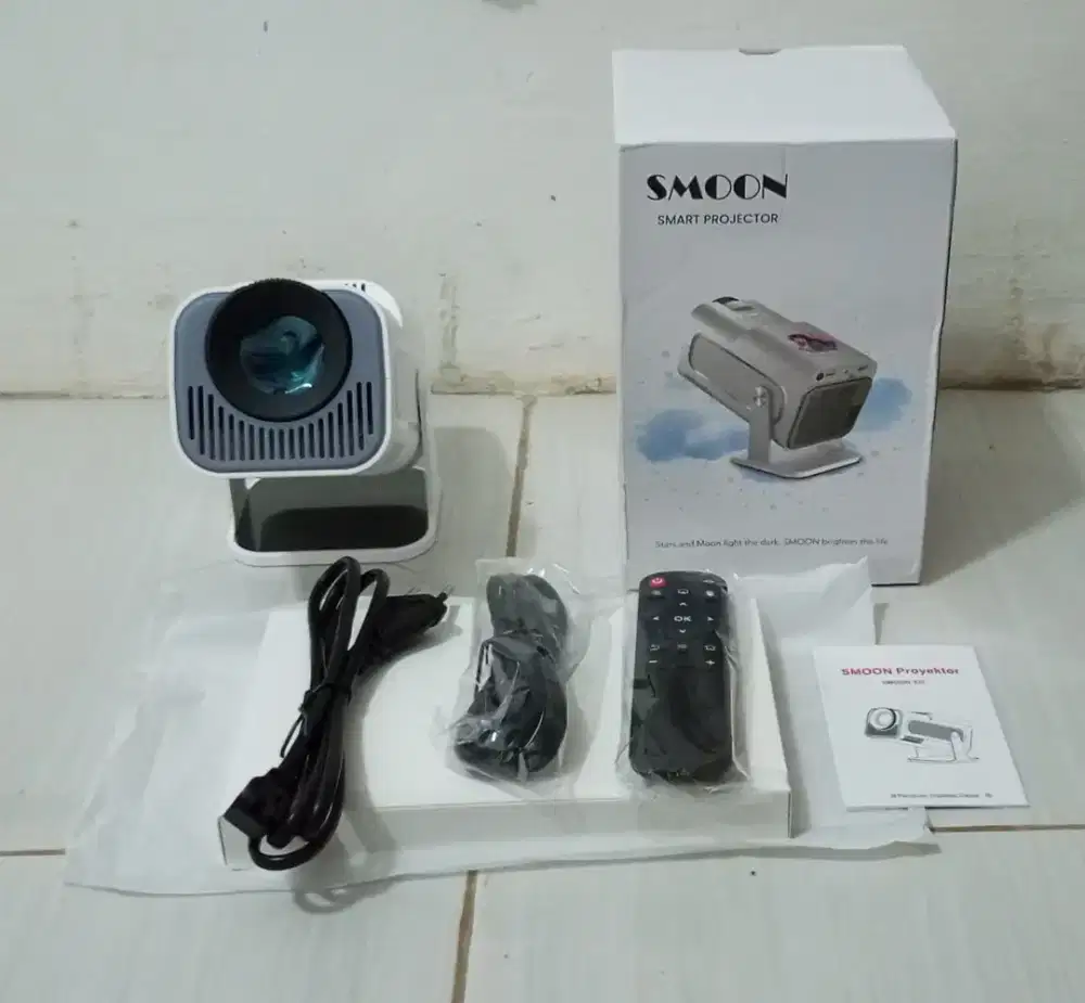 Proyektor Smoon 320 Android (New) Versi Terbaru Normal Fullset Nett