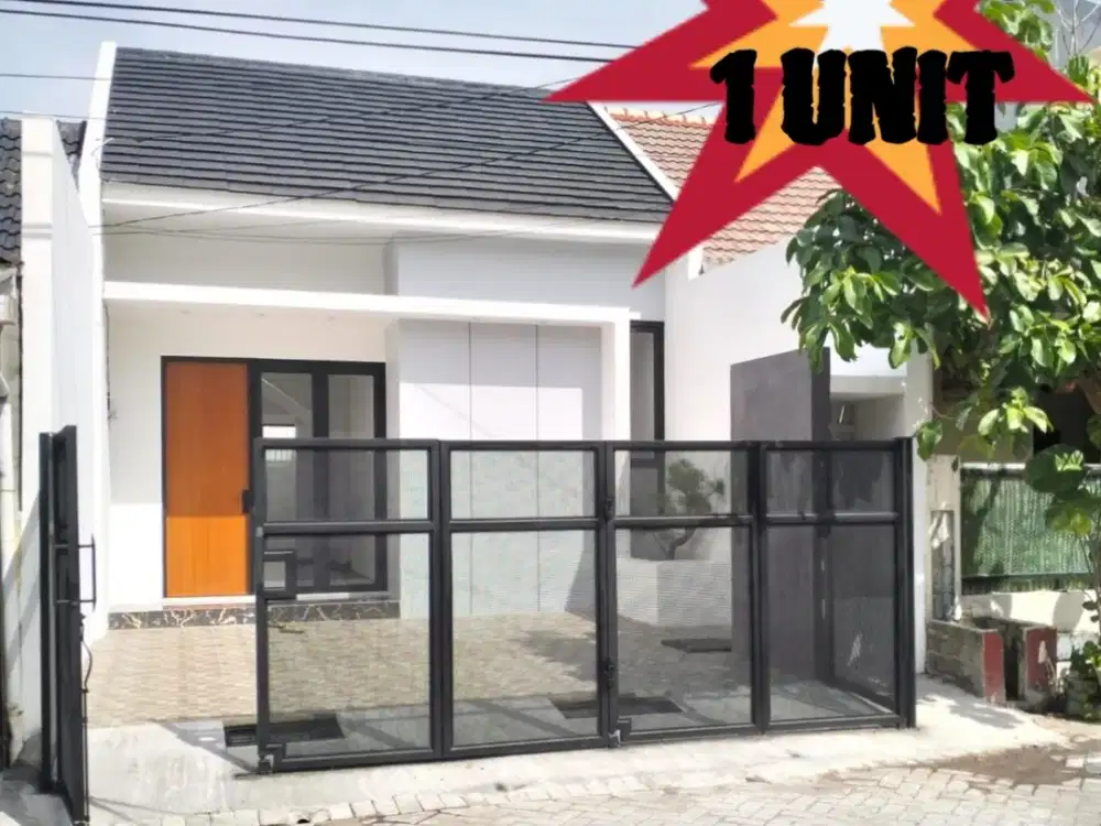 !️HANYA 1 UNIT,BARU GRESS!️RUMAH CANTIK 1 LANTAI GUNUNG ANYAR RUNGKUT