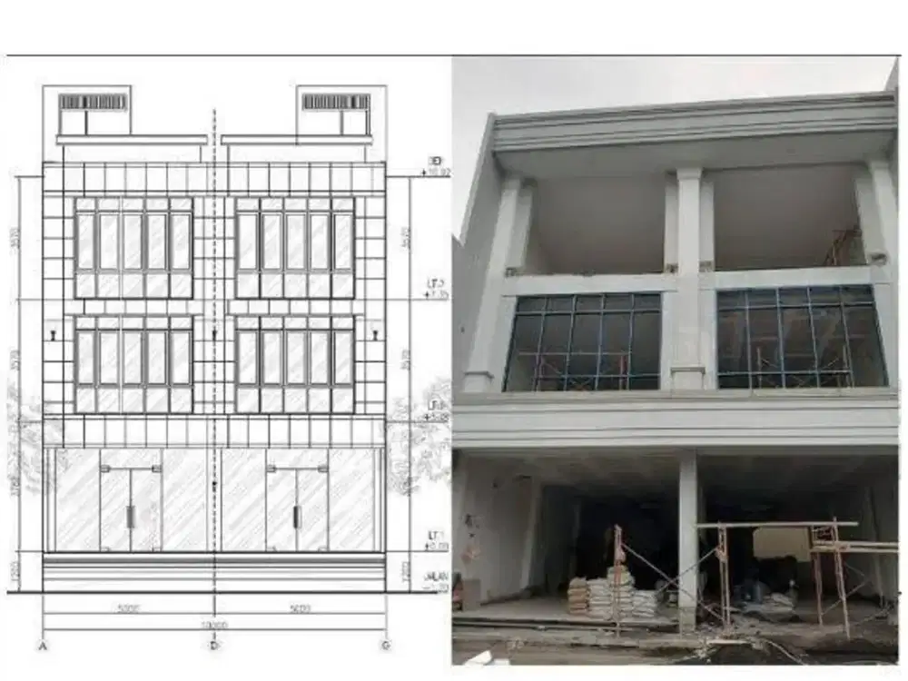 !️RUKO NOL RAYA MERR RUNGKUT ir. SOEKARNO!️READY 2 UNIT, 3 LANTAI