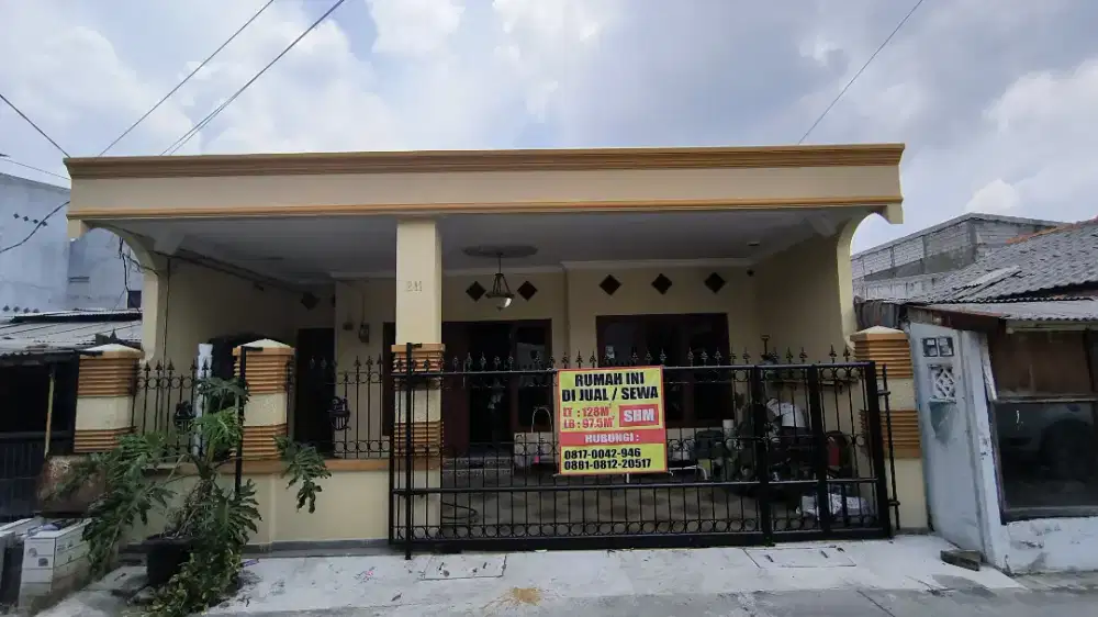 Jual Cepat Rumah 128 M2 Kayuringin Jaya Bekasi