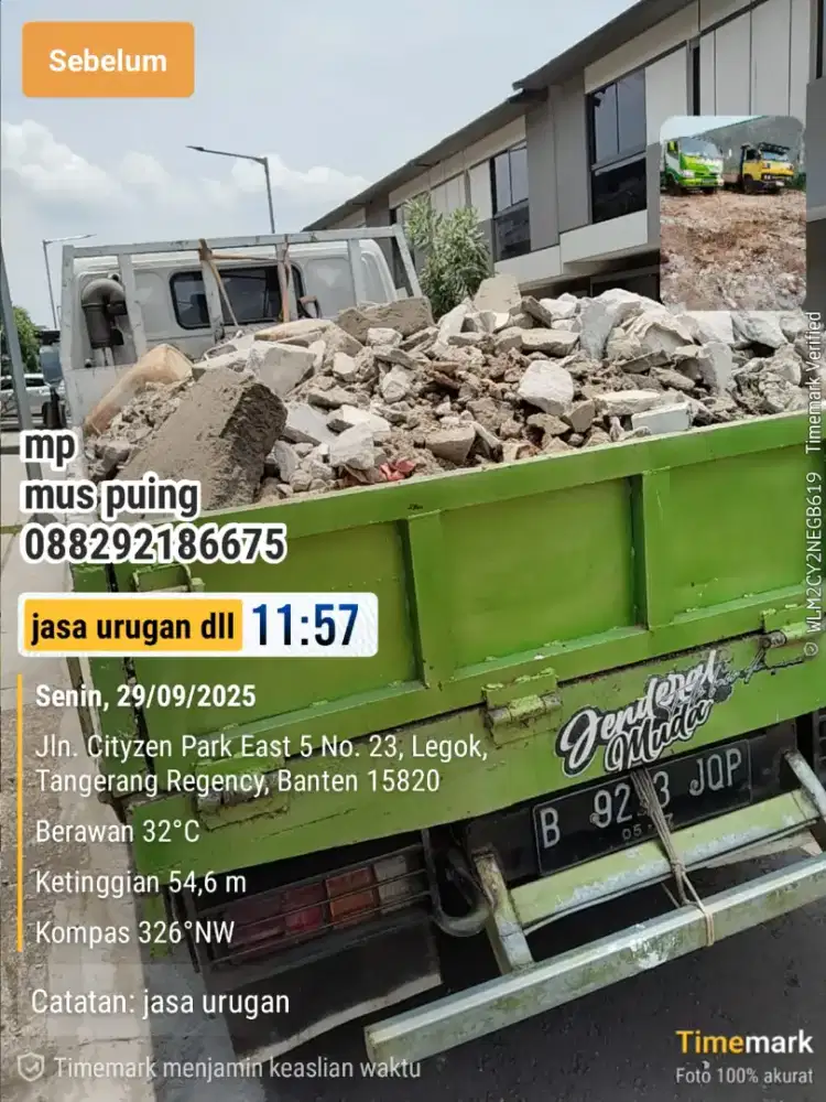 JASA BUANG PUING & SAMPAH PROYEK