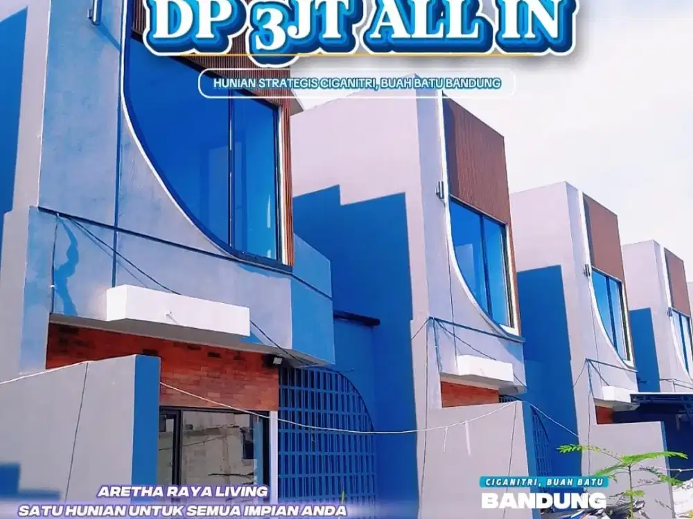 Rumah murah 2Lt 700 jutaan di buahbatu bojongsoang dkt kampus telkom