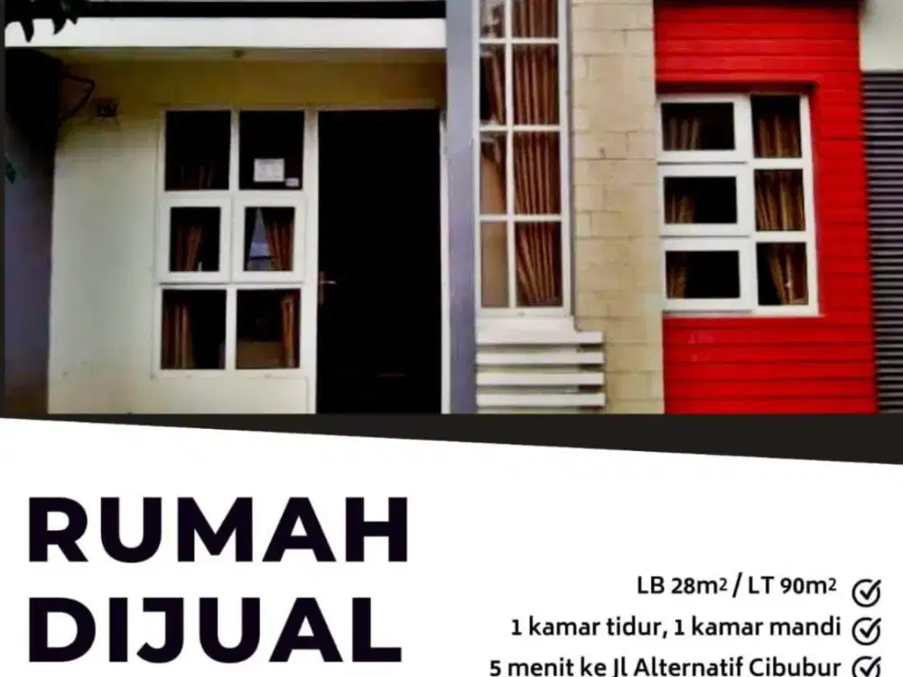 rumah murah LT 90 perum cibubur country jakarta timur