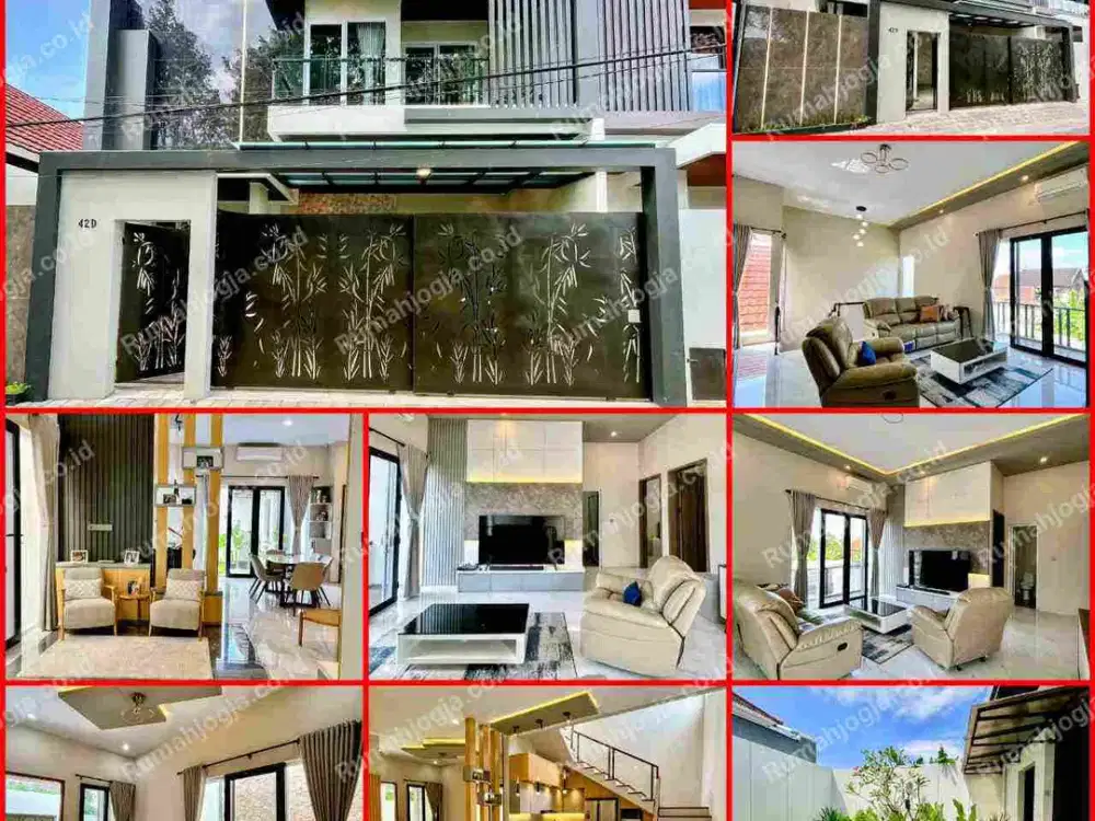 rumah mewah 2 lantai purwomartani sangat strategis