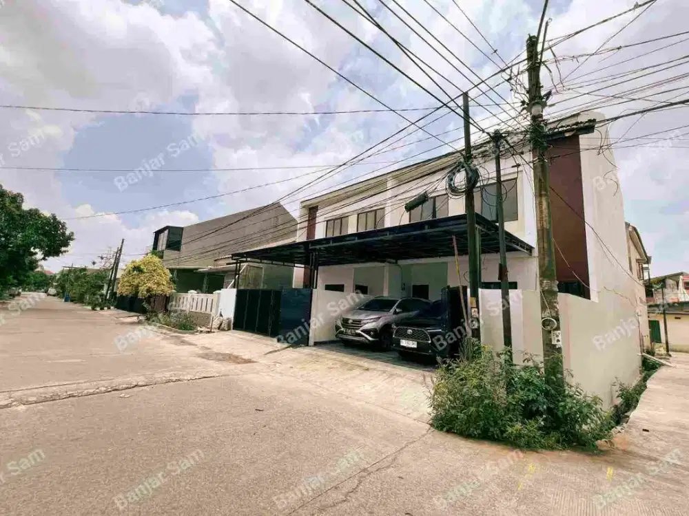 Rumah Hook Minimalis Tropis, Nyaman, Lokasi Dekat Tol, Rs, Sekolah, Mall