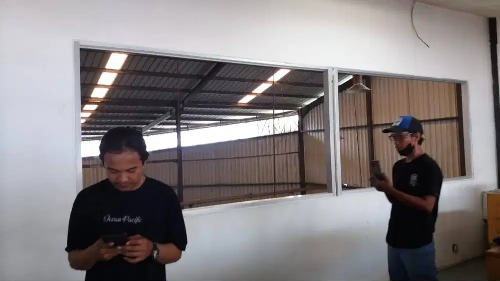 Pasang Sekat - Partisi Gypsum / Plafon Gypsum + Kusen Pintu Aluminium