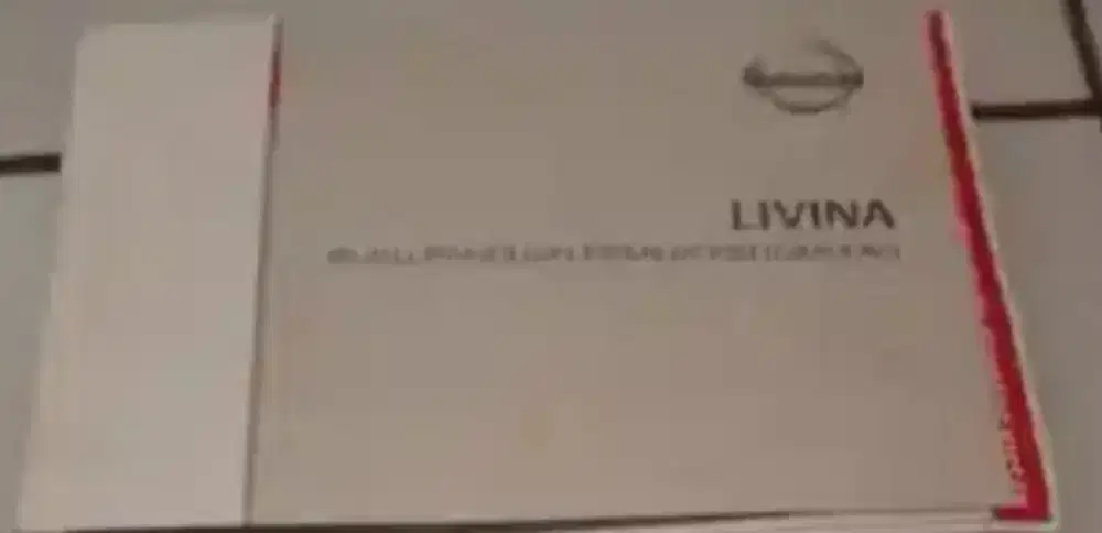 Buku panduan  Nissan livina mulus