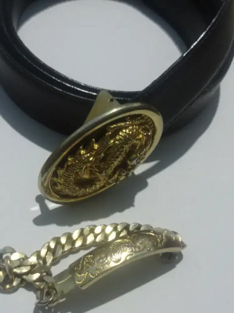 Ikat Pinggang Gesper & Gelang : Naga, 2 ( Pcs )