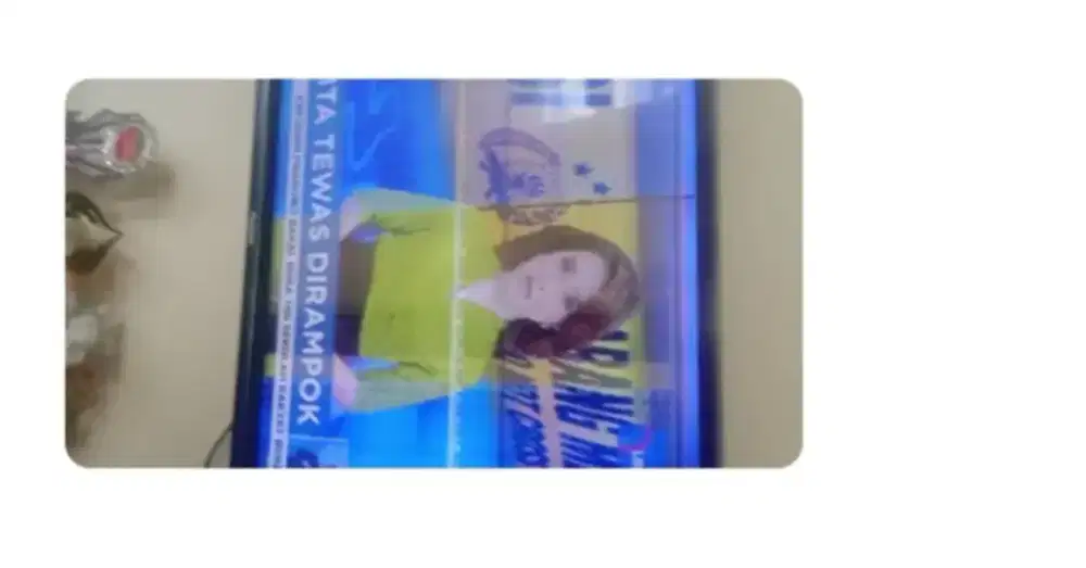 TV LED digital 32 inci minus layar garis dan kedip2