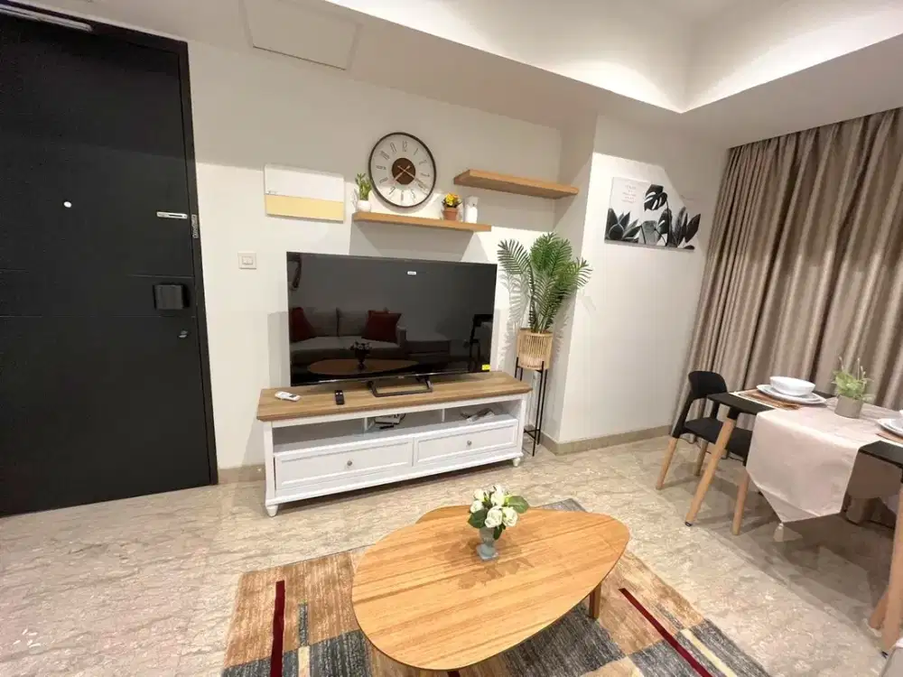 DISEWAKAN APARTEMEN BRANZ BSD 1 BR FURNISH, PET FRIENDLY, CITY VIEW