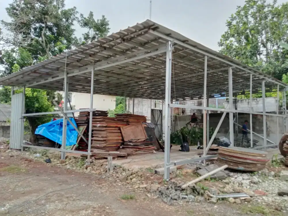 Kanopi gudang baja ringan berkualitas