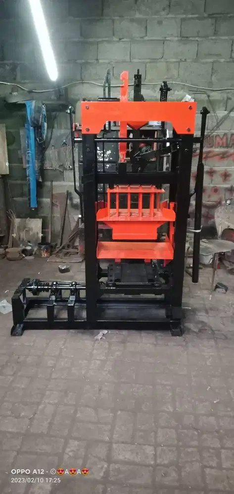 Mesin Cetak 2 Batako Ready stok