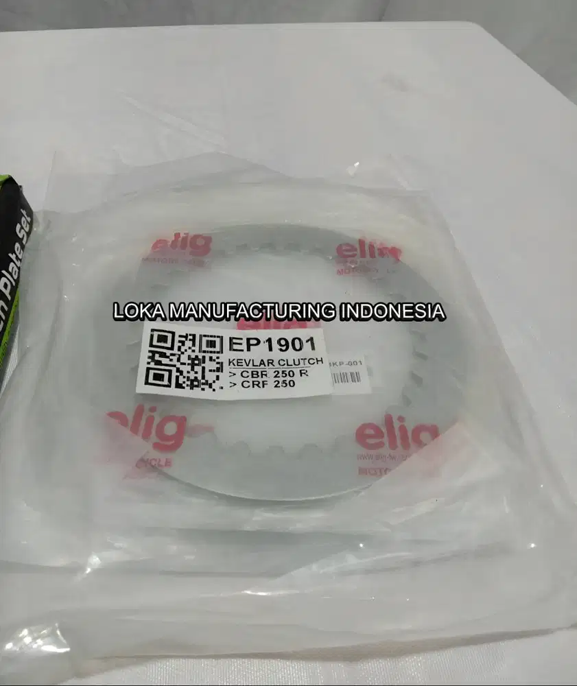 Kampas Kopling Elig Clutch Plate Set  Kevlar CBR 250RR Pulsar 180