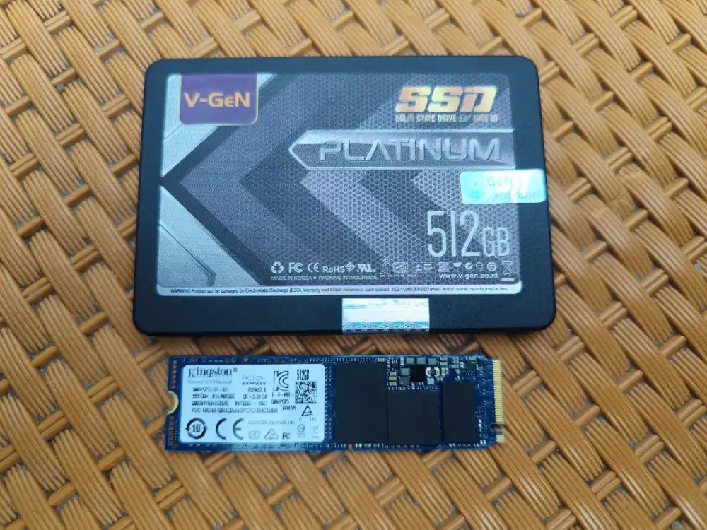 Hardisk SSD dan NVME