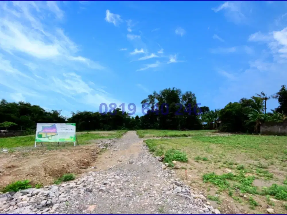 200 Meter Jalan Raya.Tanah 100 Juta-an Kalasan Sleman