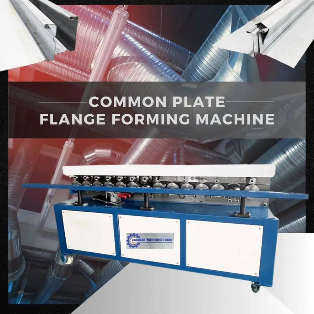 HVAC TDF Ducting Common Plate Flange Machine - Mesin Common Flange Duc