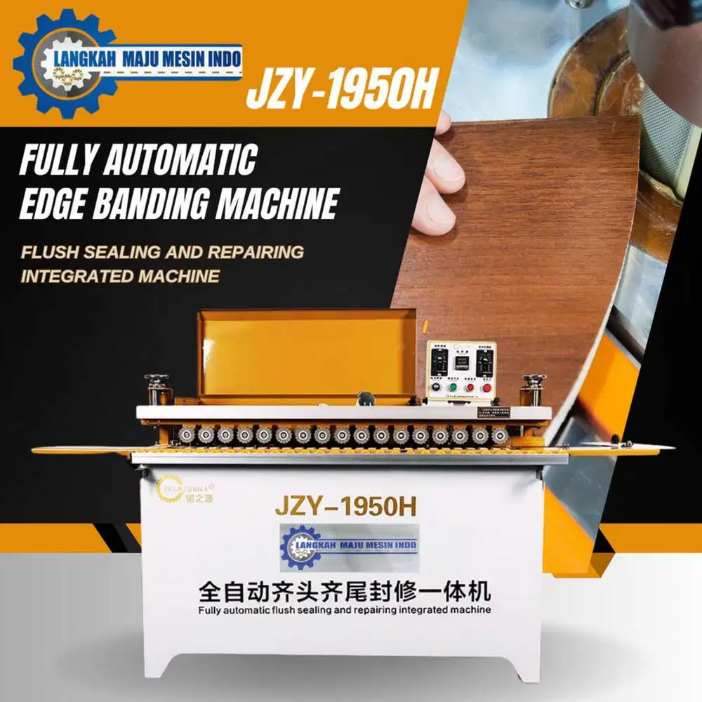 Mesin Edge Banding Full Otomatis - JZY-1950H Jizhuyuan Fully Automatic