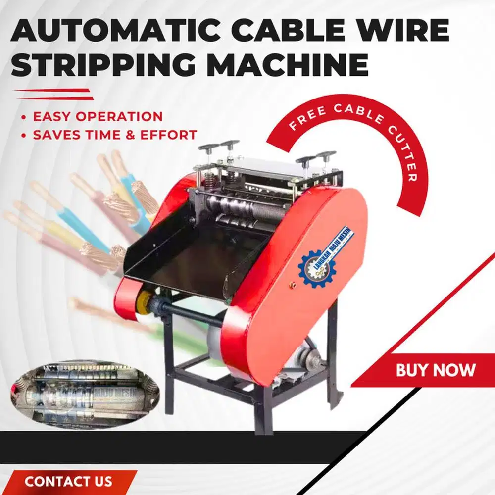 Mesin Kupas Kabel / Mesin Pengupas Kabel Otomatis BS-KOF 21 Lubang