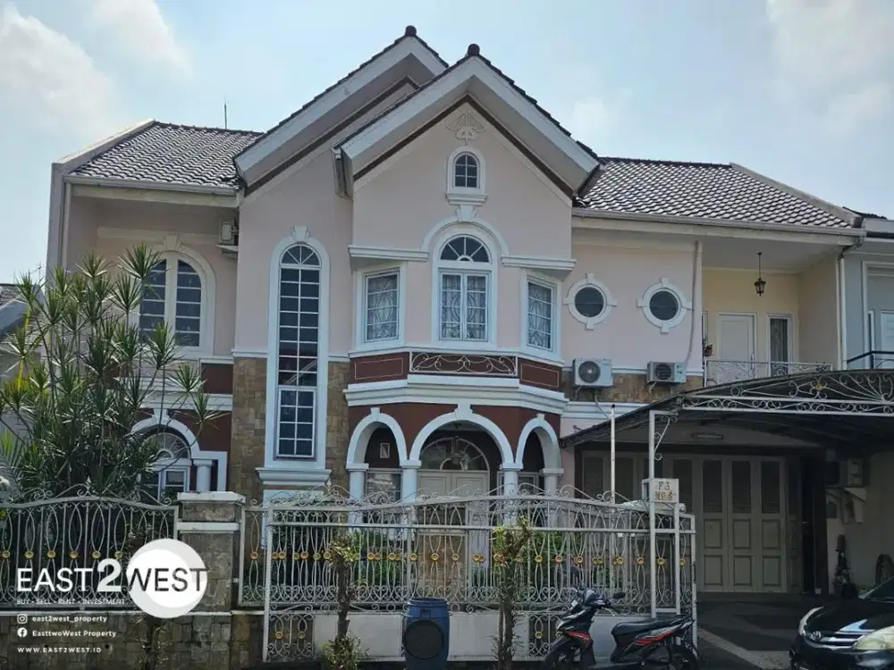 jual Rumah Puspita Loka BSD City Tangerang Selatan Bagus Cantik Siap Huni Lingkungan Nyaman Hijau Asri Sangat Strategis