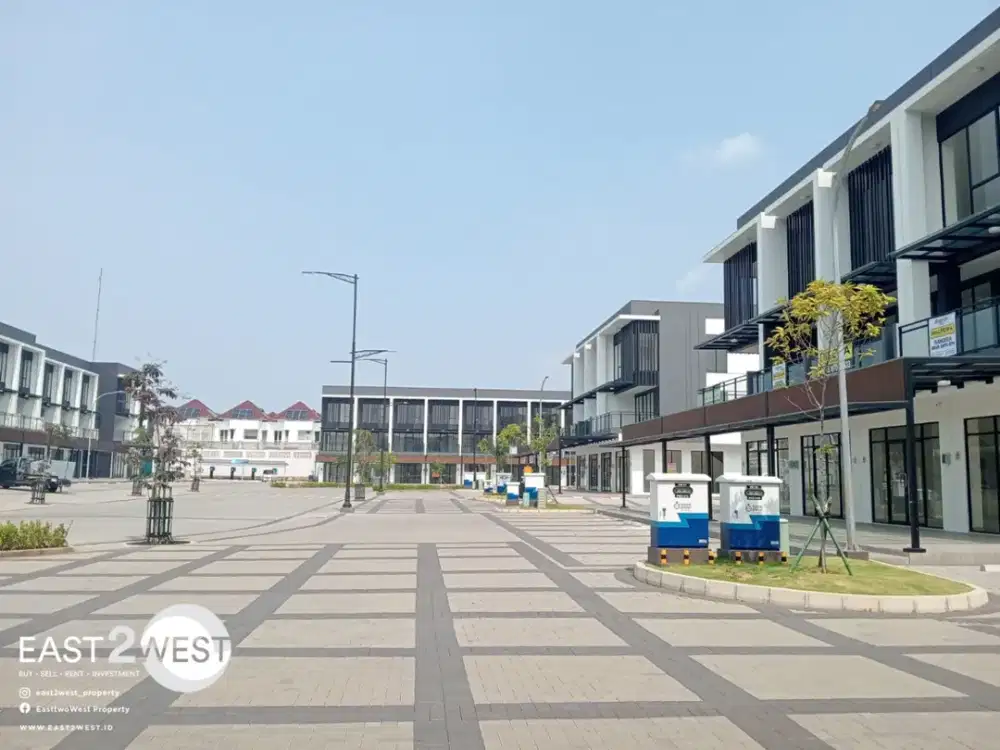 Jual Ruko Hampton Avenue Gading Serpong Tangerang Siap Pakai Bagus Nyaman Lokasi Super Strategis