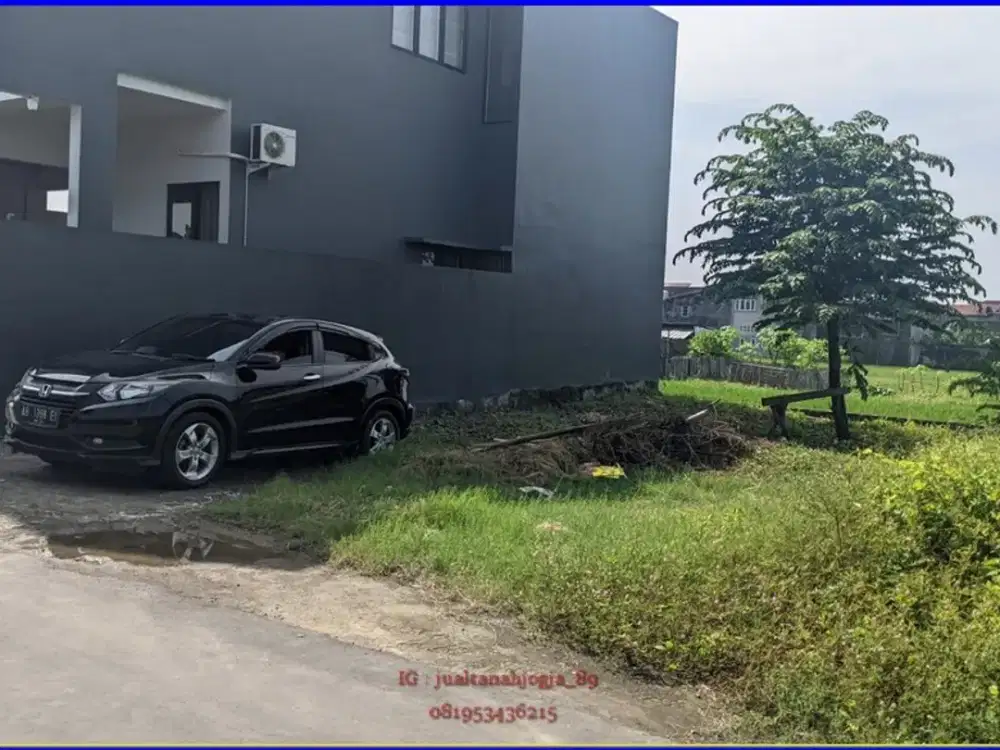 Tanah Murah Jogja dekat SKE Trihanggo , 10 menit ke UGM