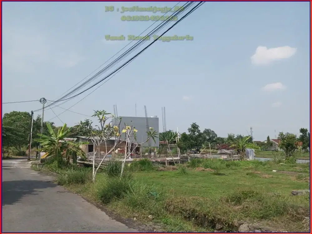 DEKAT UGM tanah siap bangun view merapi dan sawah