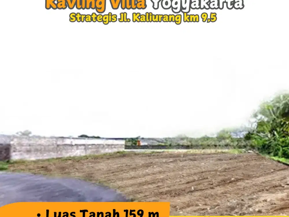 Tanah Palagan dekat GREEN HILLS , 12 menit ke UGM tepi aspal