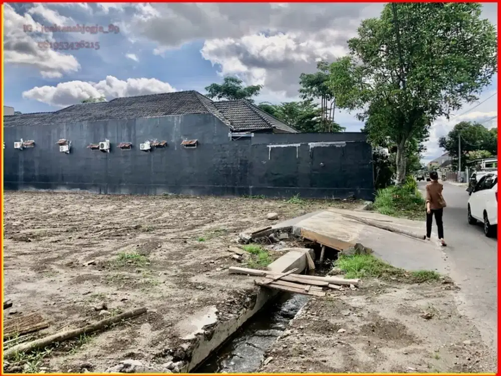 Tanah Premium Purwomartani Posisi Hook tepi jalan ,SHM P ada