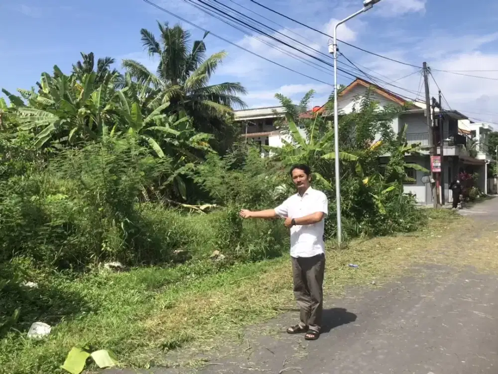 Tanah Jogja dekat BIAS Kaliurang cocok hunian hadap Selatan