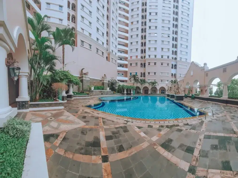Dijual Cepat Apartemen Renovasi 1BR di Mediterania KG Swimming Pool View!!