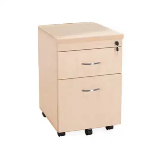 Laci Dorong Mobile Drawer Warna Maple Bahan Mfc