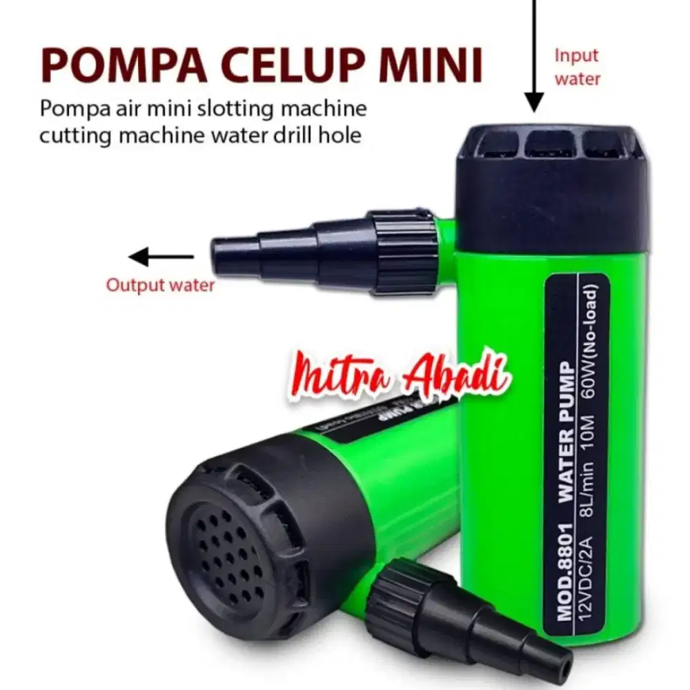 Pompa air celup mini 12v