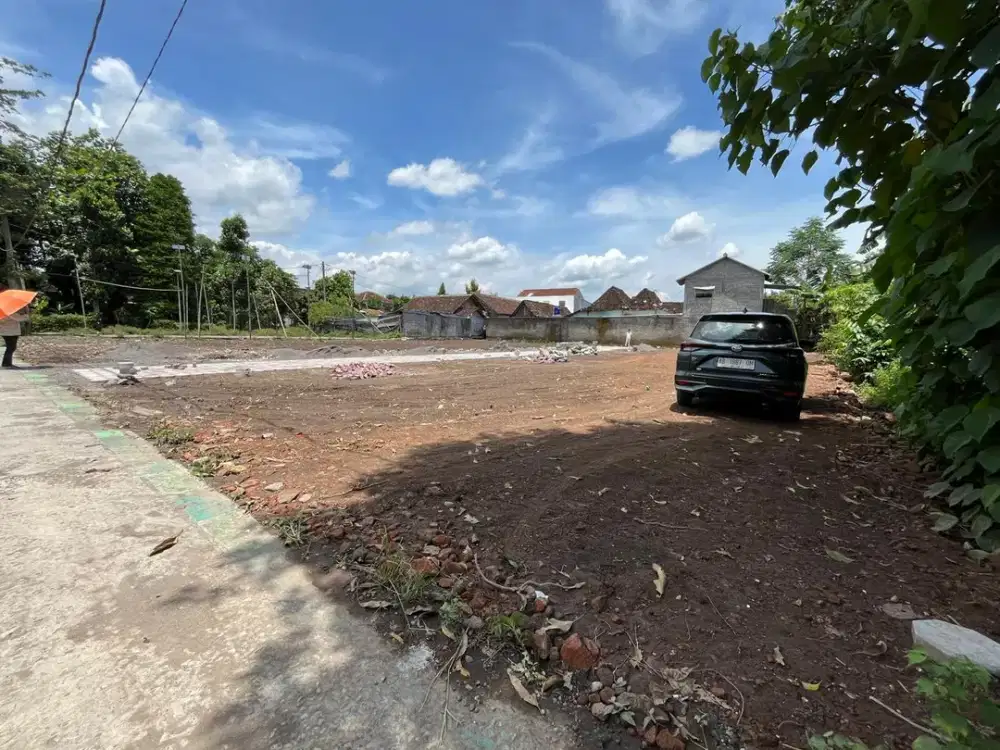 Jual cepat tanah Berbah Blok O, SHM P 3 jutaan