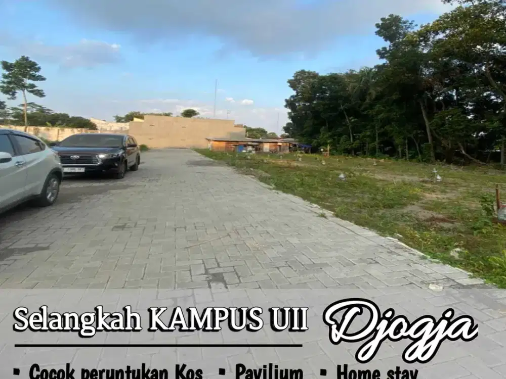 Tanah uii kaliurang dijual murah cocok bangun Kost ,SHM P unit