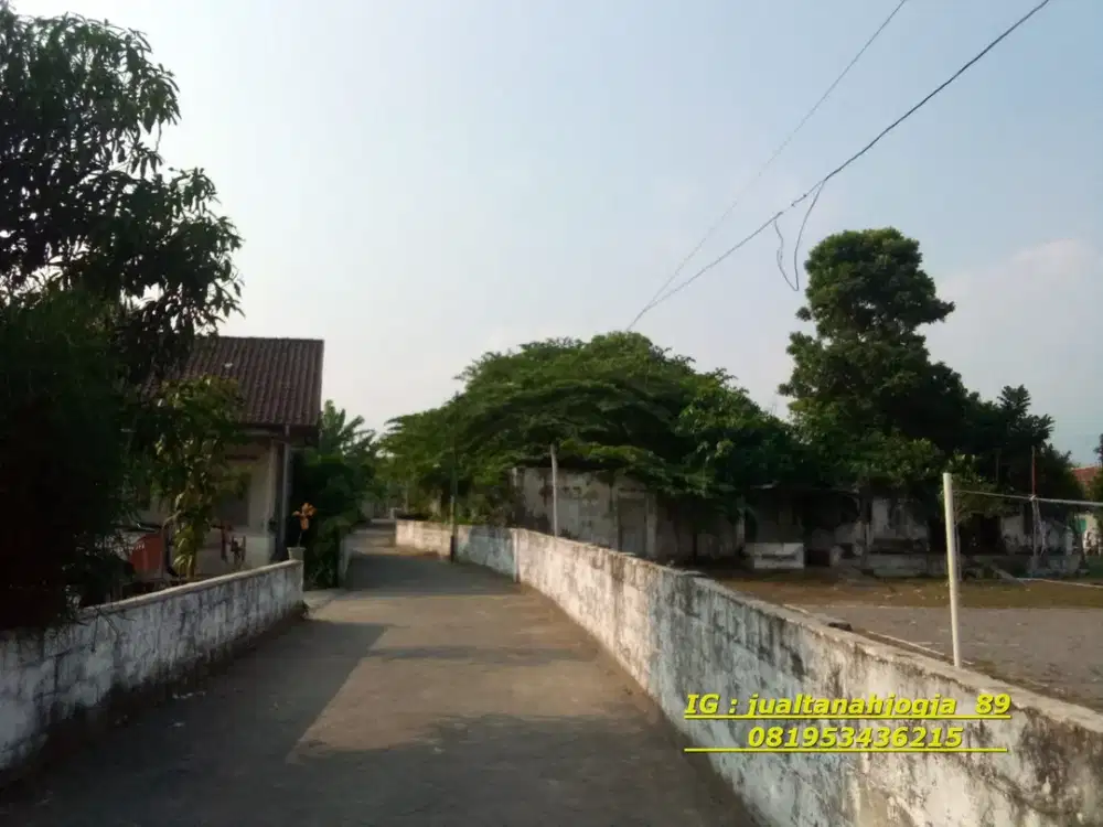 Tanah Jogja dekat RSA UGM dijual murah akses papasan