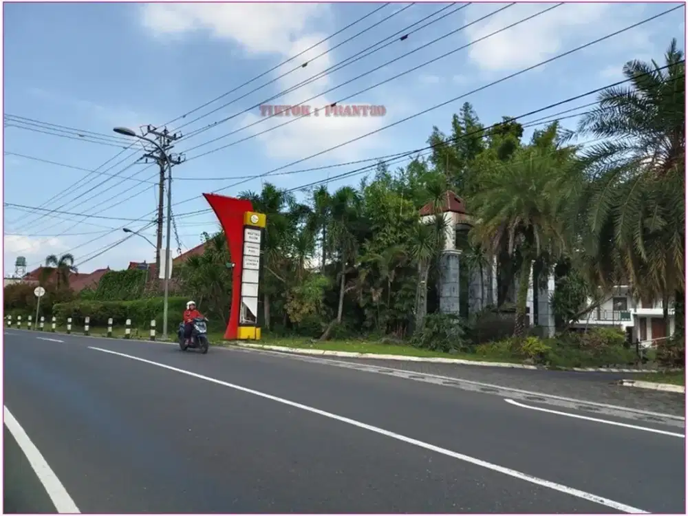 Tanah strategis Jogja di utara Jl Damai Kaliurang ,SHM P unit