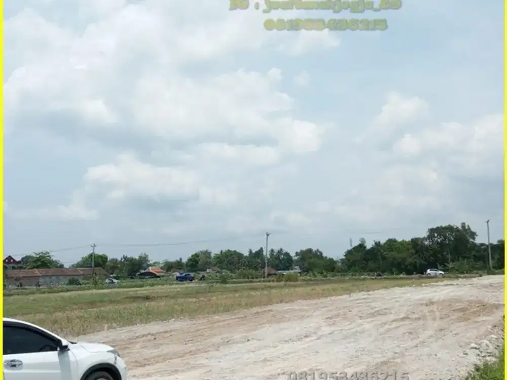 Siap bangun rumah tanah dekat SMA N 1 Godean dijual cepat