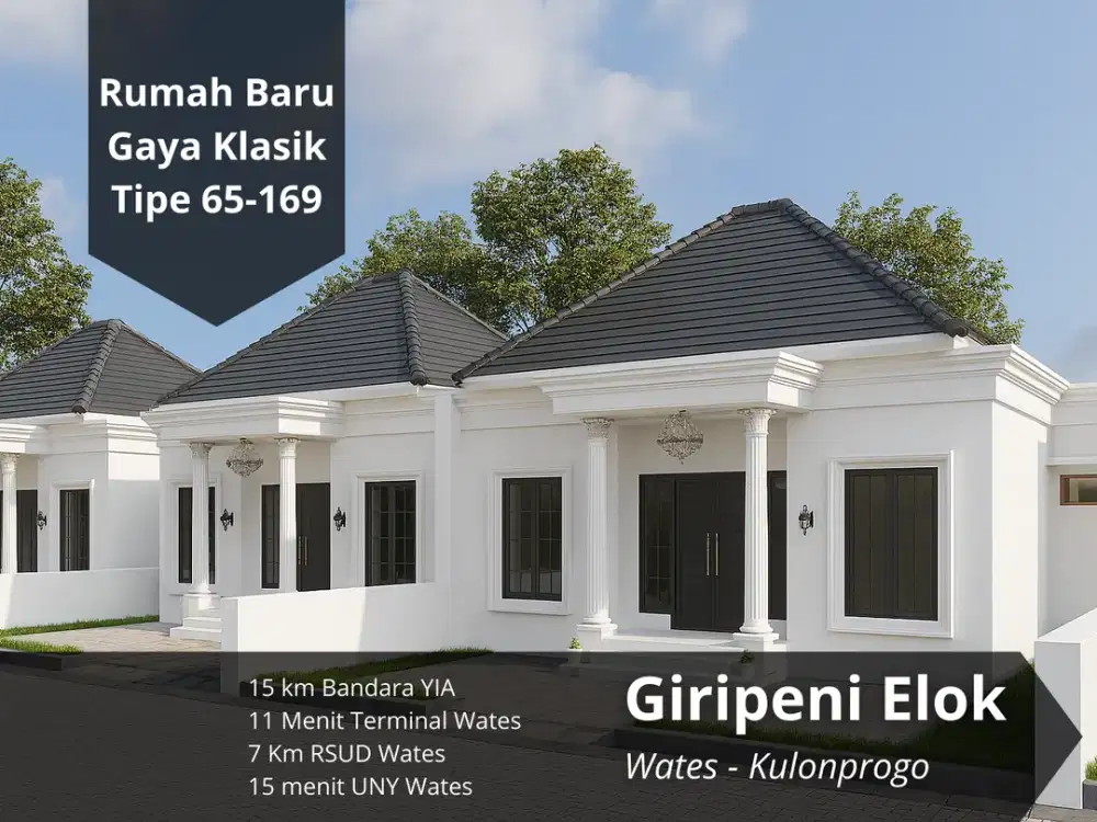 Wates Kulonprogo, 500m Jalan ke Jalan Nasional, Siap Bangun