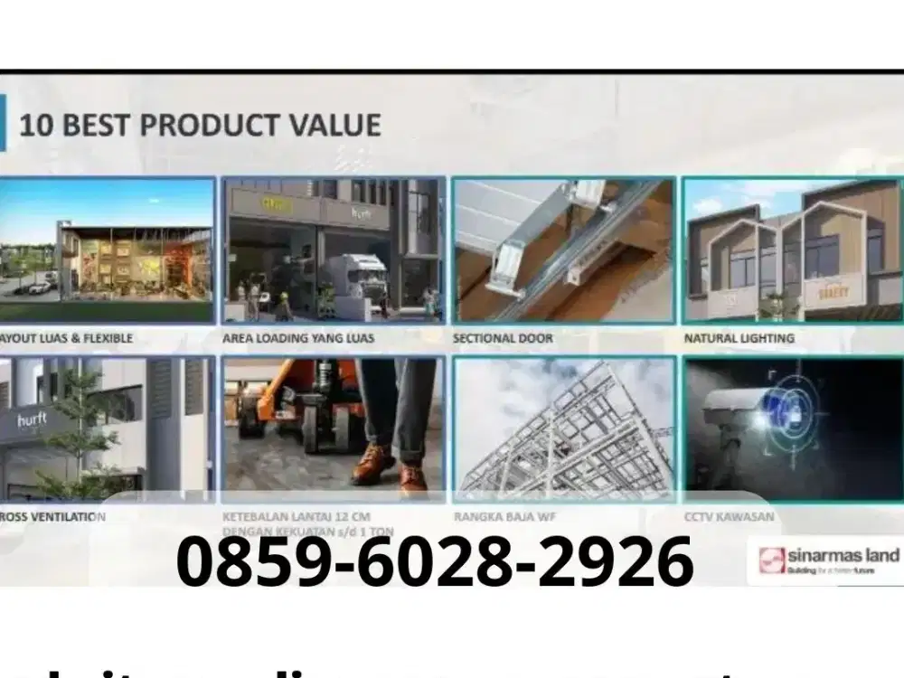 INVESTASI PALING MENARIK LOKASI 5 AKSES TOLL 2PINTU KELUAR TAMAN TEKNO