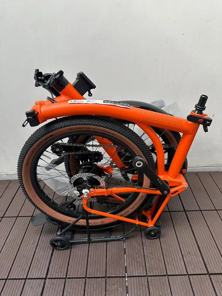 Sepeda brompton g line orange baru
