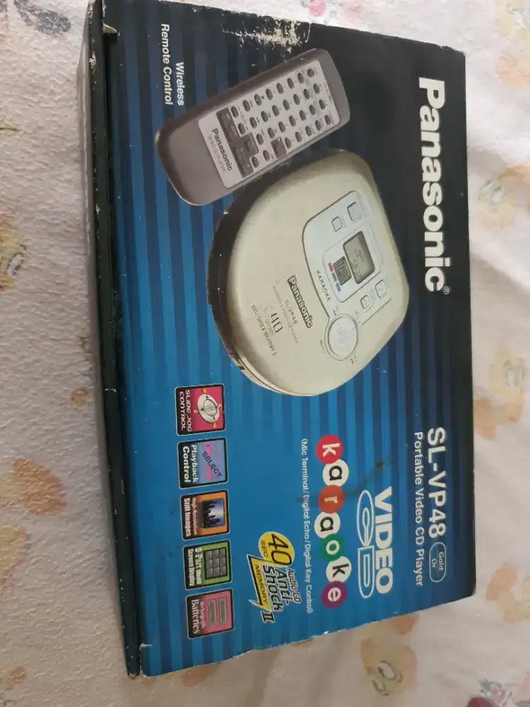 Panasonic SL - VP48 Gold Or Portable Video CD Player | Karaoke