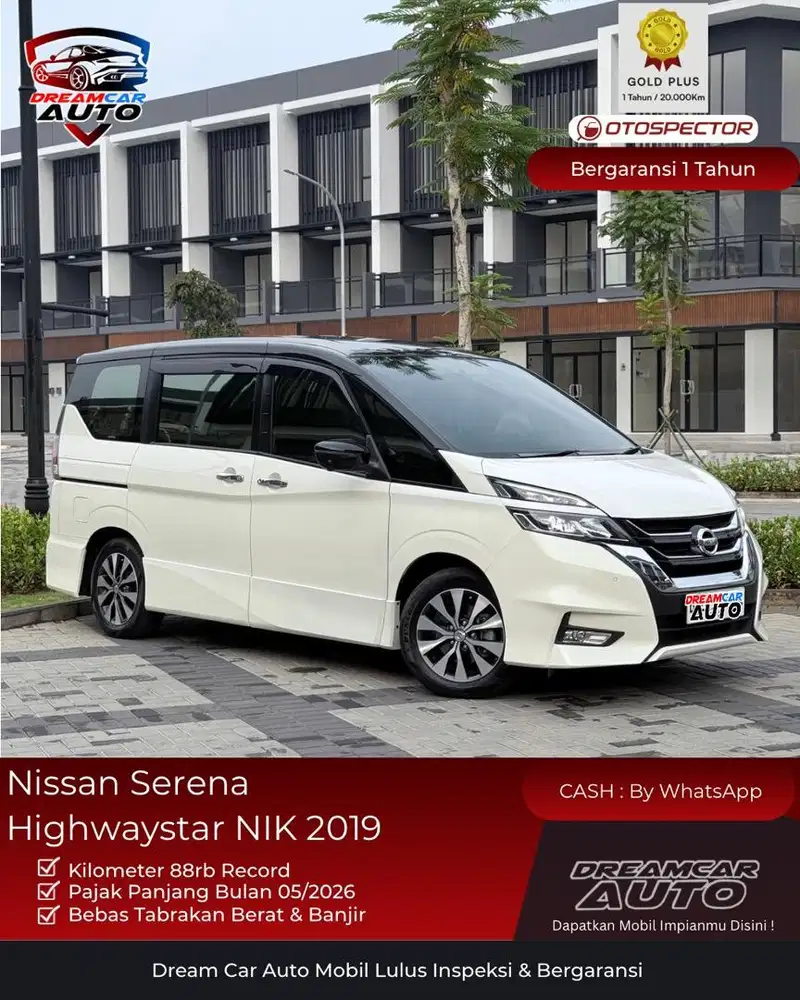 NISSAN SERENA HIGHWAYSTAR HWS PUTIH 2019 / 2018