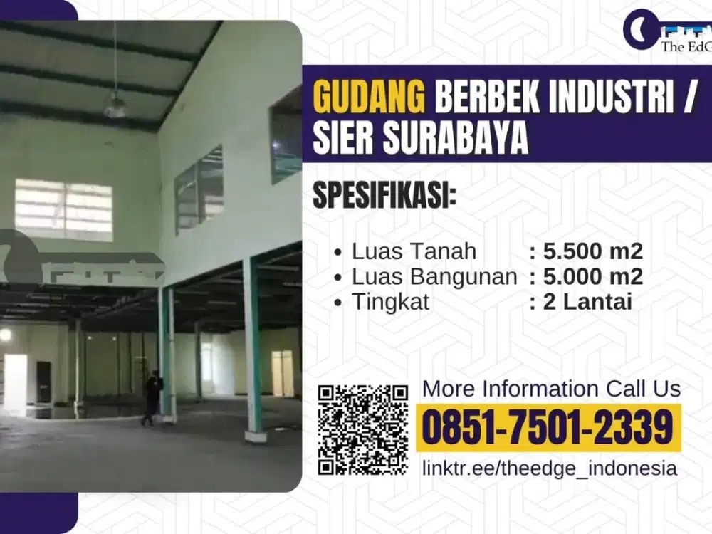 Sewa Gudang Berbek Rungkut Industri Surabaya - The EdGe