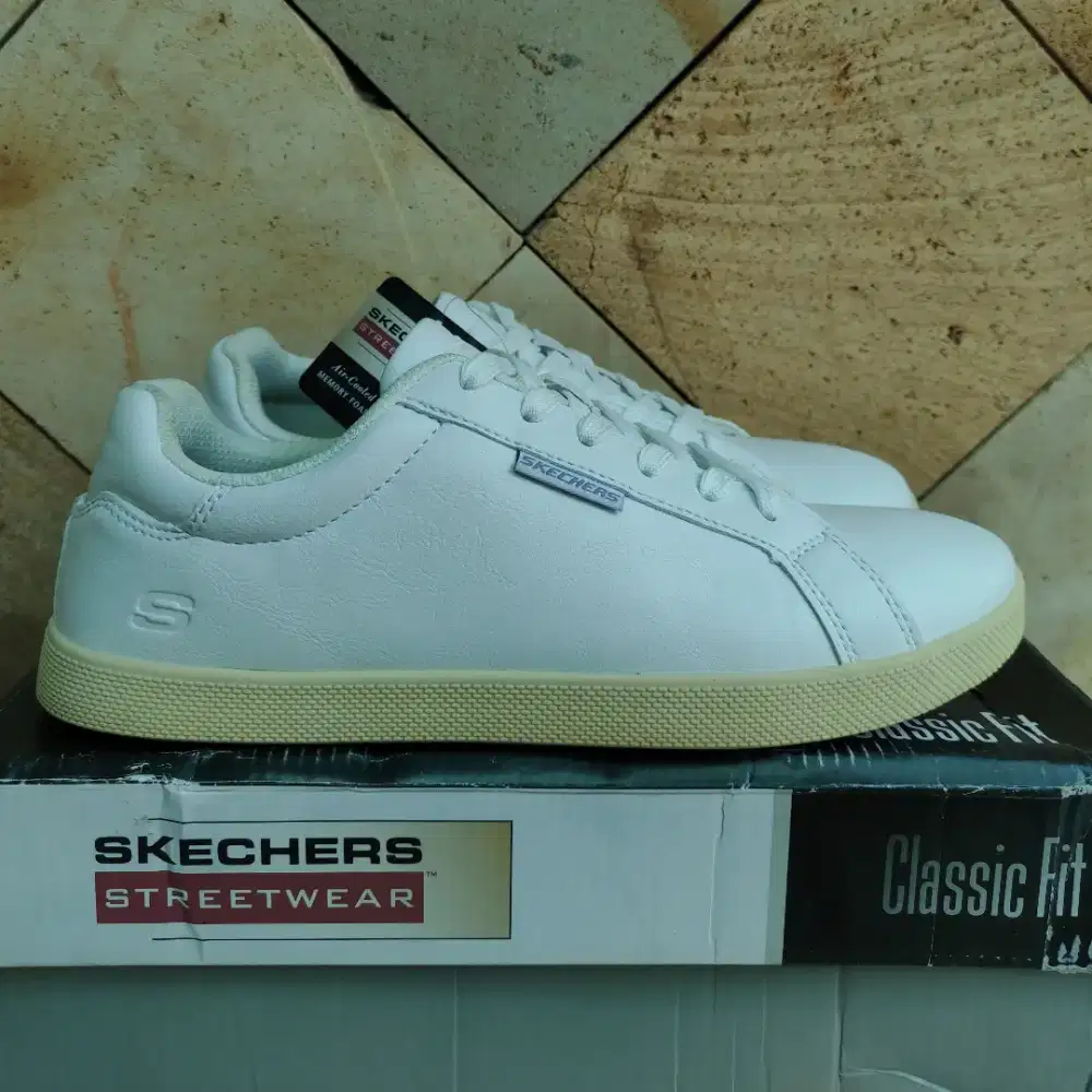 Skechers Placer White Original no Sneakers Go Run Walk Black