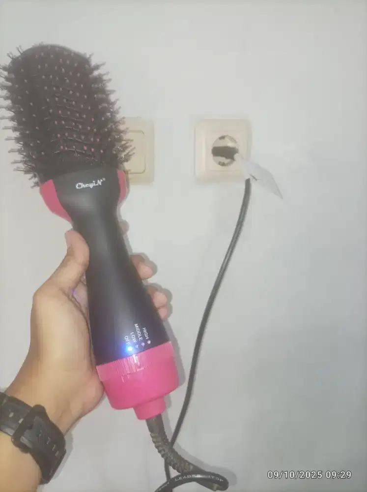 hot airbrush hair dryer, sisir pengering rambut 4 in 1