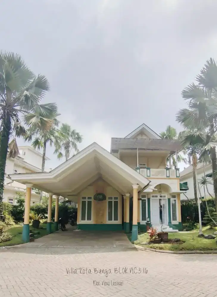 Dijual Rumah Villa Kota Bunga