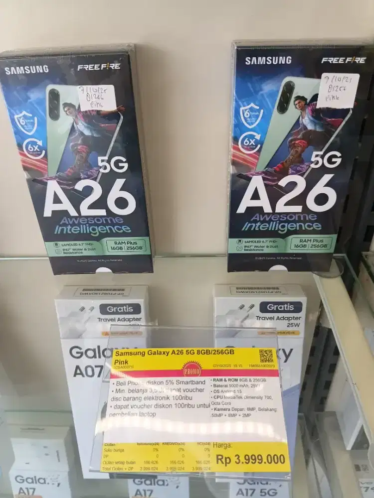 Samsung Galaxy A26 5G 8/256 cicilan hci,kredivo,indodana,akulaku,shp
