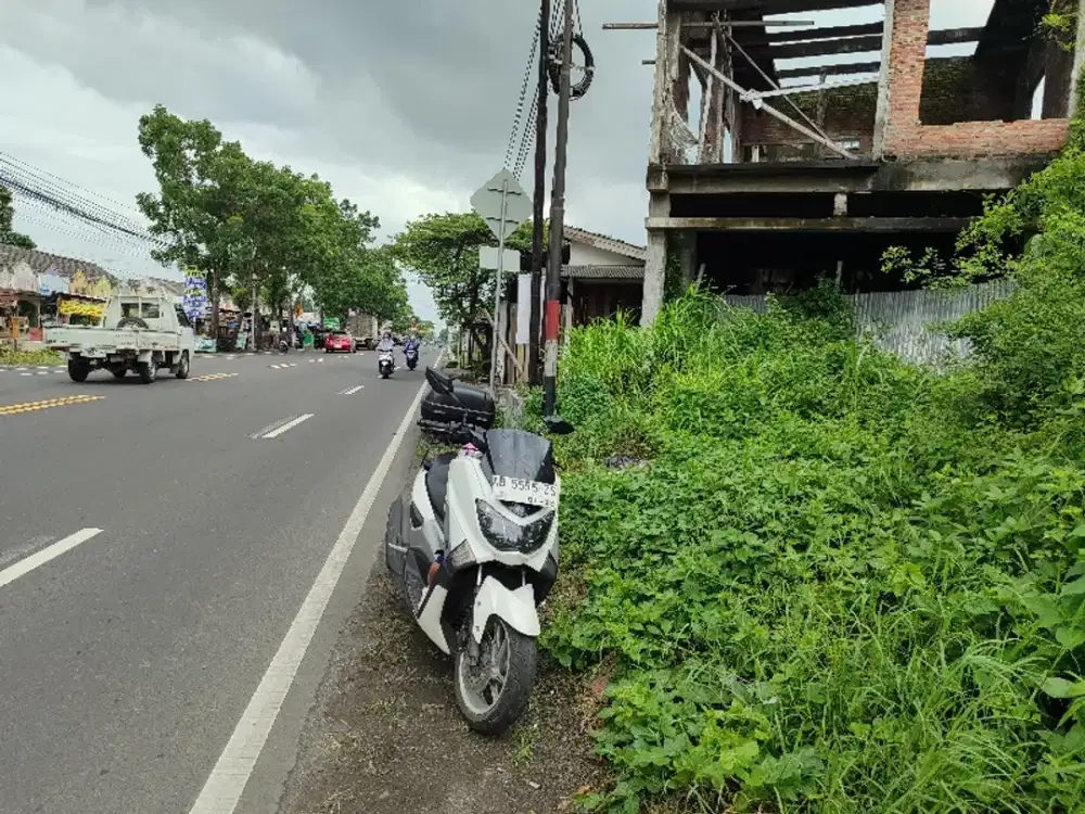 Jual Tanah Jl Wates Gamping Sleman Bonus Bangunan 3 lantai